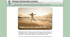 Desktop Screenshot of bioenergeticsmsba.org